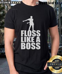 Good Floss Like A Boss Dance Logo T-Shirt featuring a fun dance graphic and vibrant colors for dance enthusiasts.