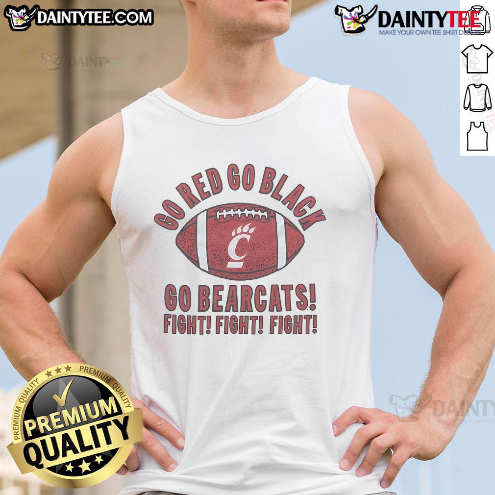Good Go Red Go Black Go Bearcats Tank Top Good Go Red Go Black Go Bearcats tank top featuring vibrant colors and bold graphics for fans and supporters.
