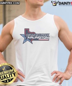 Good Grand Prix of Arlington Texas tank top featuring vibrant design and racing graphics, perfect for motorsport fans.