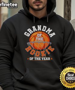 Alt Text: Cozy Good Grandma of the Rookie of the Year hoodie in soft fabric, perfect for proud grandmothers cheering on their grandkids.