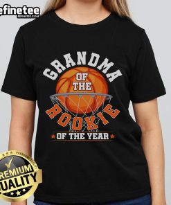 Alt Text: Good Grandma of the Rookie of the Year Ladies Tee featuring a stylish design for proud grandmothers.