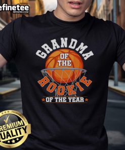 Good Grandma Of The Rookie Of The Year T-Shirt featuring a playful design perfect for proud grandmothers celebrating their grandchild's achievements.