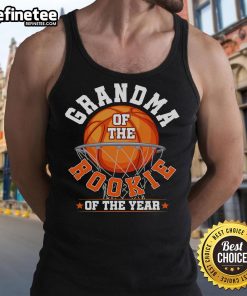 Good Grandma of the Rookie of the Year tank top featuring a fun design, perfect for proud grandmothers celebrating achievements.