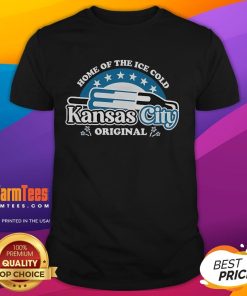 Good Home Of The Ice Cold Kansas City Bomb Pop T-Shirt featuring vibrant colors and a fun design perfect for summer.