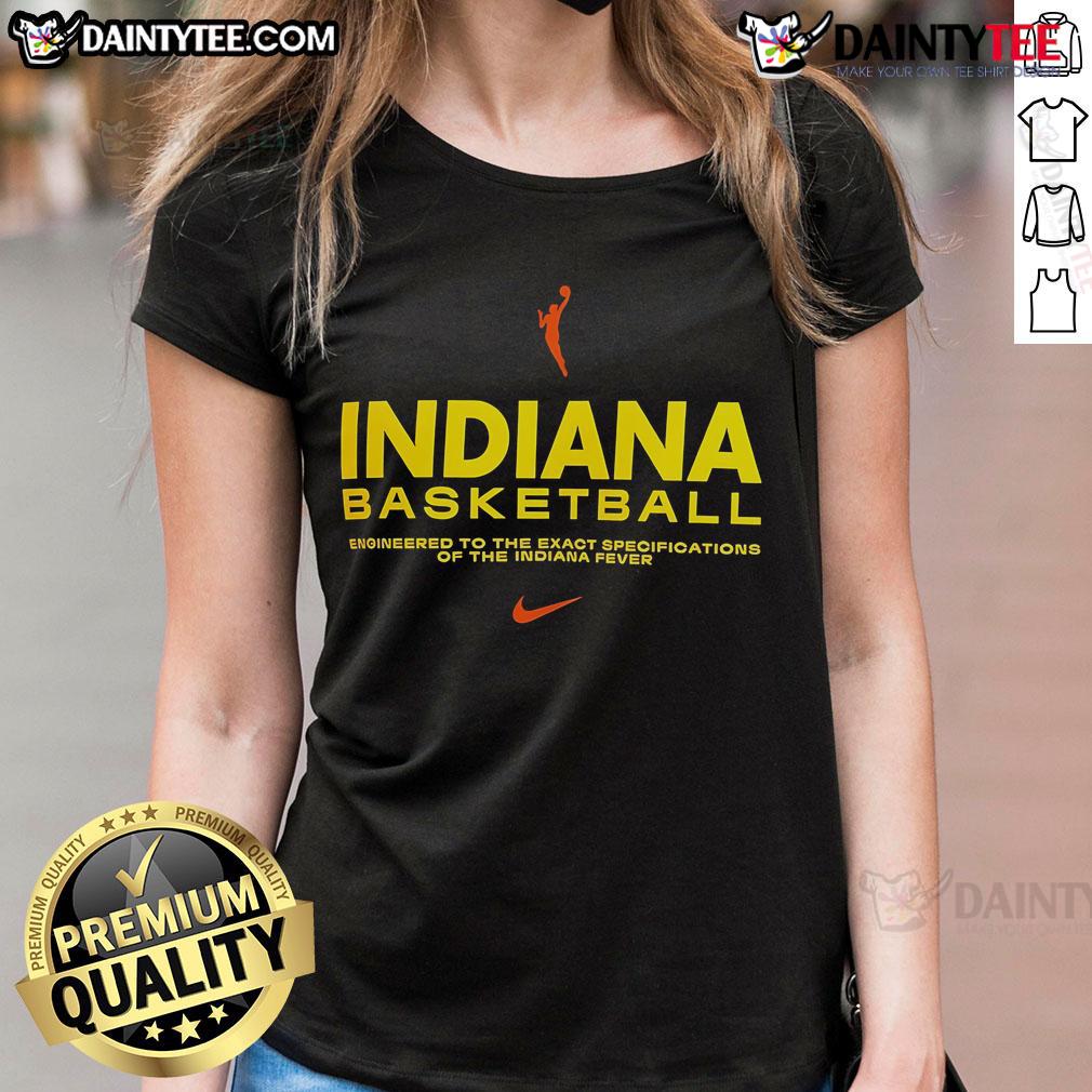 Good Indiana Basketball Engineered To The Exact Specifications Of The Indiana Fever Ladies-Tee Indiana Fever ladies tee designed for comfort and style, showcasing team spirit with vibrant colors and a tailored fit.