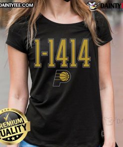 Good Indiana Pacers Ladies Tee featuring vibrant team colors and logo, perfect for fans showing their support.