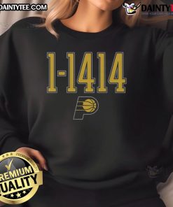 Good Indiana Pacers 1 1414 sweatshirt featuring team colors and logo, perfect for fans showing support on game day.
