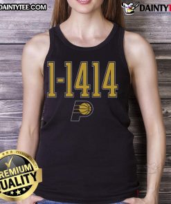 Good Indiana Pacers 1414 tank top featuring team colors and logo, perfect for fans and summer sportswear.