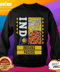 Good Indiana Pacers Basketball Ballin 2025 Sweatshirt featuring vibrant team colors and logo for fans and athletes.