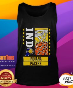 Good Indiana Pacers Basketball Ballin 2025 tank top featuring team colors and logo, perfect for fans and summer wear.