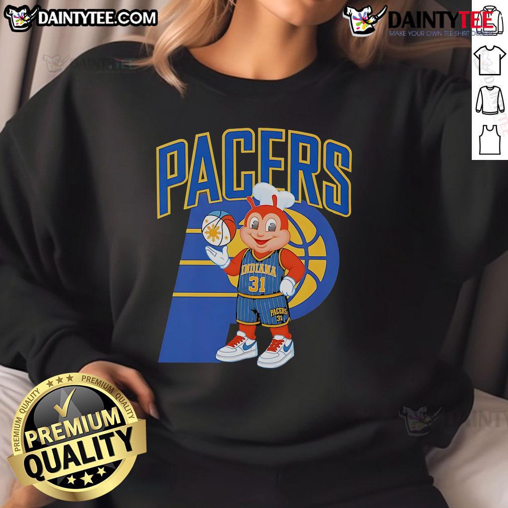 Good Jollibee Pacers Indy Sweatshirt Good Jollibee Pacers Indy sweatshirt featuring vibrant colors and a stylish design, perfect for fans and casual wear.