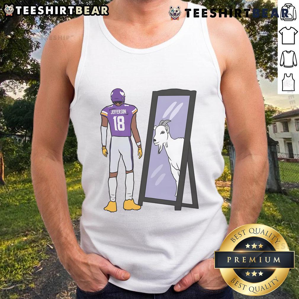 Good Justin Jefferson Mirror Goat Tank Top Good Justin Jefferson Mirror Goat Tank Top featuring a stylish design for fans of the NFL star.