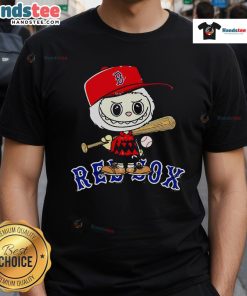 Good Labubu Charlie Brown Boston Red Sox T-Shirt featuring a playful design celebrating baseball fandom and nostalgia.