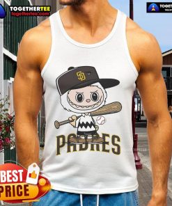 Good Labubu Charlie Brown San Diego Padres tank top featuring vibrant graphics and a stylish design for fans.