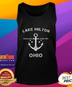 Good Lake Milton unsalted shark-free Ohio tank top featuring a vibrant design perfect for summer adventures.