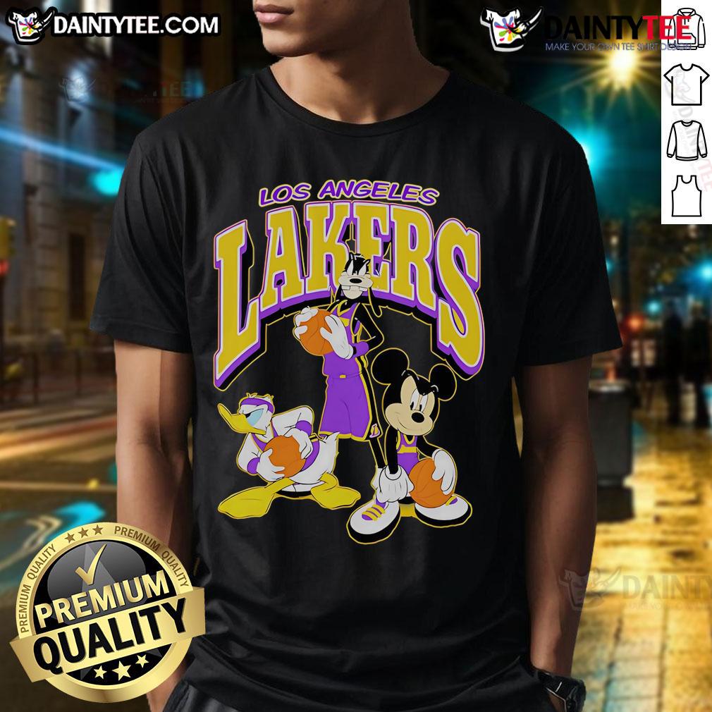 Good Lakers Disney Mickey Squad La T Shirt Good Lakers Disney Mickey Squad La T-Shirt featuring Mickey Mouse in Lakers gear, perfect for fans and Disney lovers.