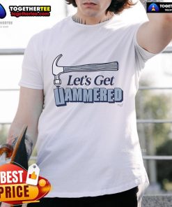Good Let's Get Hammered T-Shirt featuring a playful design perfect for parties and casual outings.
