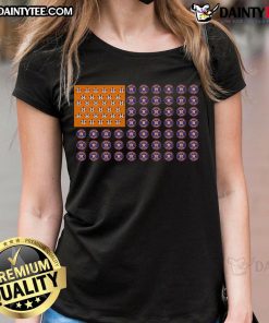Good Logo Houston Astros American Flag Ladies Tee featuring a stylish design for baseball fans.