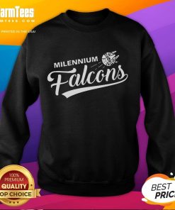 Cozy Good Millennium Falcons sweatshirt featuring a stylish design, perfect for Star Wars fans and casual wear.