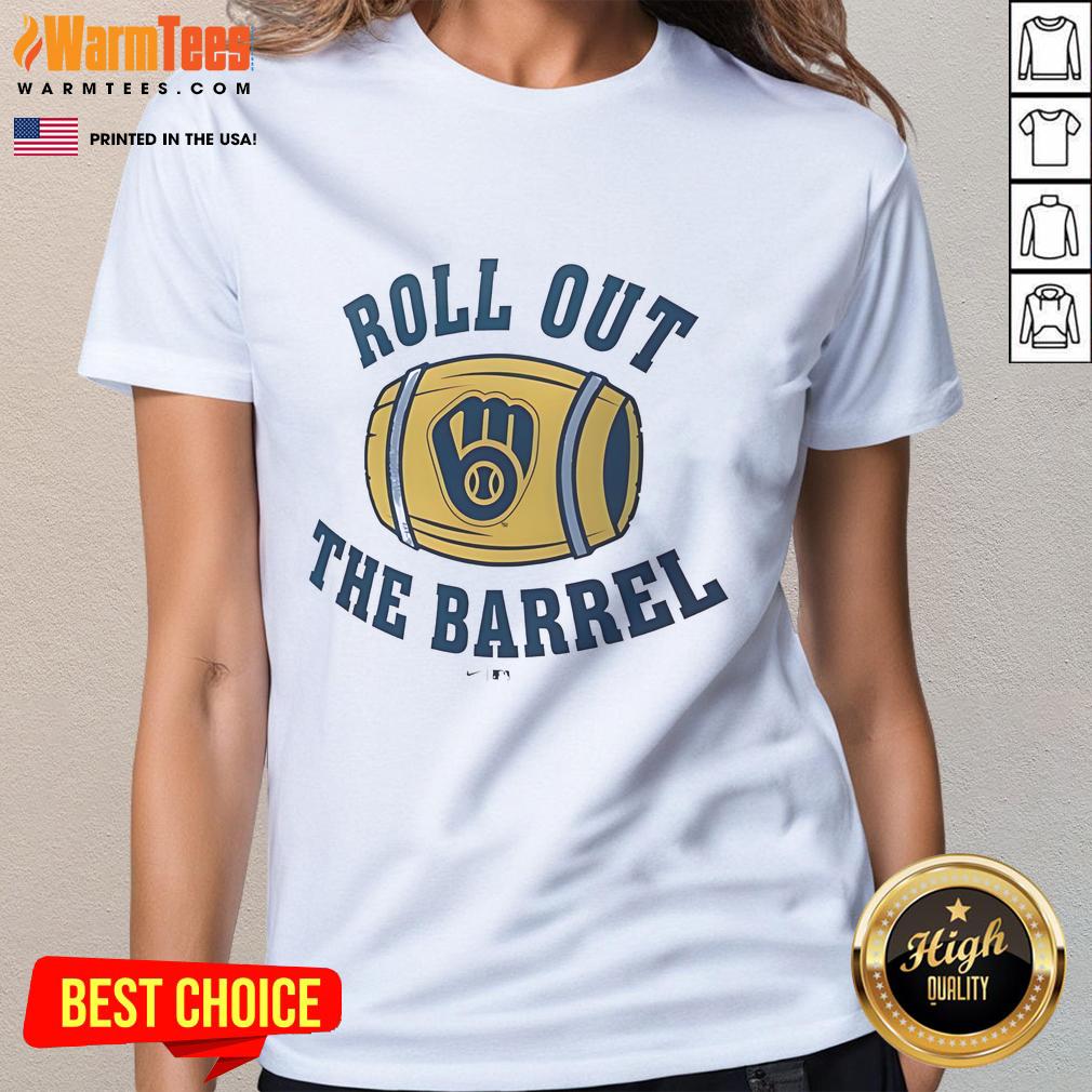 Good Milwaukee Brewers Local Hometown Roll Out The Barrel Ladies Tee Good Milwaukee Brewers Local Hometown Roll Out The Barrel Ladies Tee featuring vibrant team colors and stylish design.