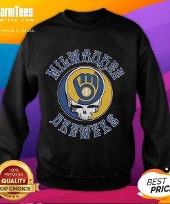 Good Milwaukee Brewers X Grateful Dead sweatshirt featuring bold graphics, perfect for fans of both teams and music.