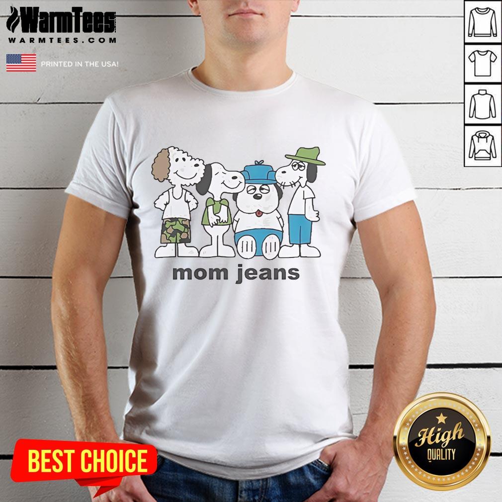 Good Mom Jeans Snoopy And Friends The Peanuts T Shirt Good Mom Jeans Snoopy And Friends The Peanuts T-Shirt featuring iconic characters for a stylish and fun look.