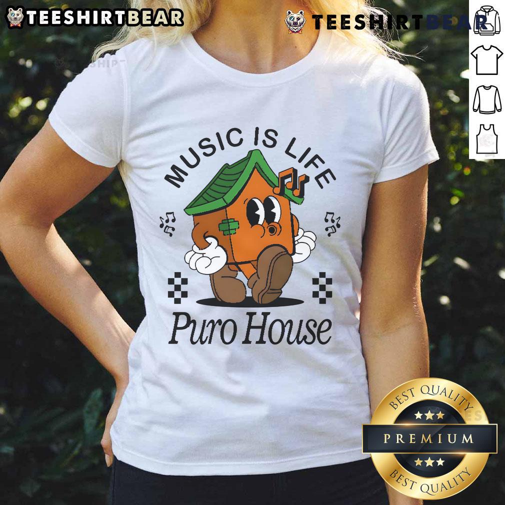 Good Music Is Life Puro House Cream Ladies Tee Good Music Is Life Puro House Cream Ladies Tee featuring stylish design, perfect for music lovers and casual wear.