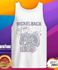 Good Nickelback Are We Having Fun Yet Bunny Tank Top featuring a playful bunny design for fun music lovers.
