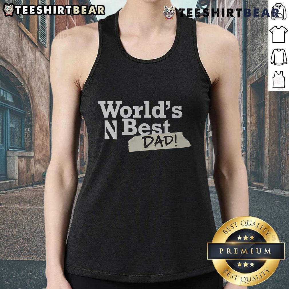 Good Northwestern Wildcats World'S Best Dad Tank Top Good Northwestern Wildcats World's Best Dad tank top featuring vibrant team colors and stylish design for proud dads.