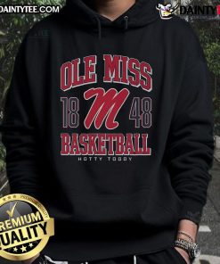 Good Ole Miss Rebels Basketball Hoodie in navy blue, featuring the team logo and comfortable fit for fans.