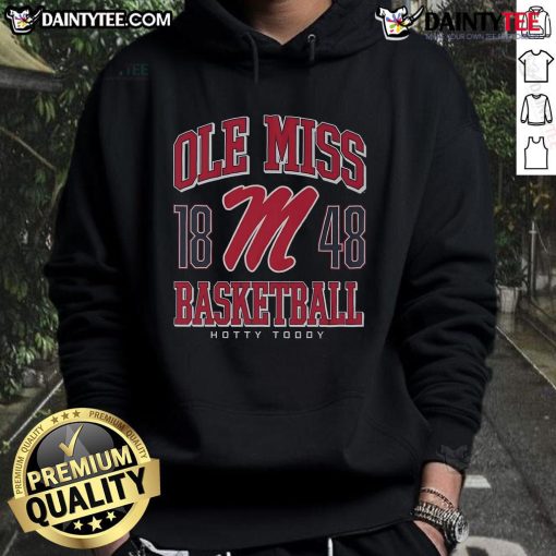Good Ole Miss Rebels Basketball Hoodie in navy blue, featuring the team logo and comfortable fit for fans.
