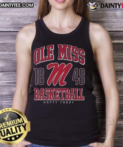 Good Ole Miss Rebels basketball tank top featuring team colors and logo, perfect for game day and casual wear.