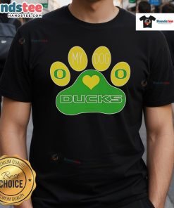 Good Paw My Dog Oregon Ducks T-Shirt featuring a playful dog graphic, perfect for pet lovers and Oregon Ducks fans.