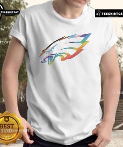 Good Philadelphia Eagles Logo Pride T-Shirt featuring a bold Eagles logo and vibrant colors for fans.