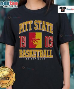 Good Pittsburg State Gorillas Basketball Ladies Tee in vibrant colors, perfect for fans of women's basketball apparel.