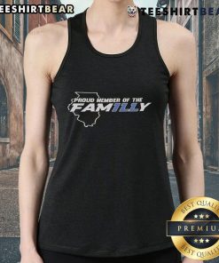 Good Proud Member of the Family Illinois Fighting Illini tank top featuring vibrant team colors and logo for fans.
