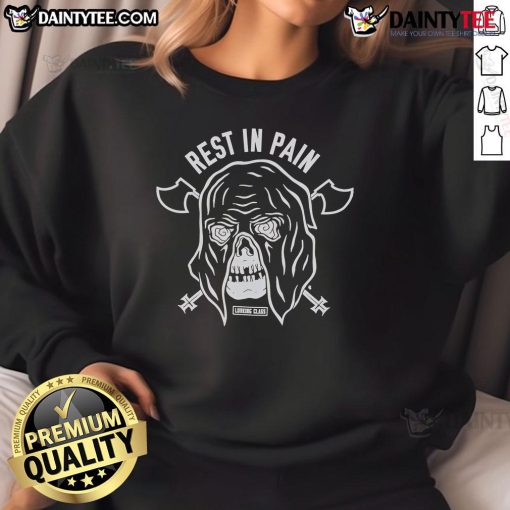 Good Rest in Pain Lurking Class Sweatshirt featuring a bold design, perfect for casual and streetwear styles.