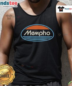 Good Riverbeat Music Festival attendee wearing a Mempho Sun River Oval tank top, enjoying live music outdoors.
