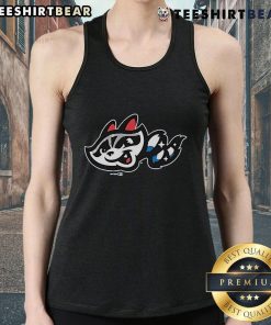 Good Rocket City Trash Pandas Royal Home Tank Top featuring vibrant team colors and logo, perfect for fans and casual wear.