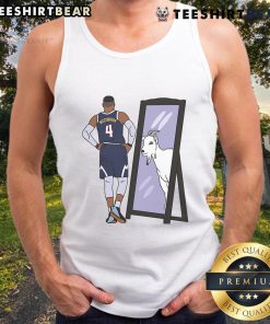 Alt Text: Good Russell Westbrook mirror GOAT Denver tank top featuring bold graphics and a stylish design for basketball fans.