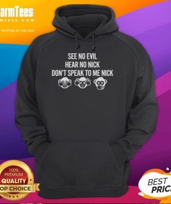 Good See No Evil Hear No Evil Nick Hoodie featuring unique graphic design, perfect for casual wear and expressing individuality.