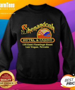 Vintage Las Vegas sweatshirt featuring Good Shenandoah Hotel and Casino design, perfect for retro fashion enthusiasts.