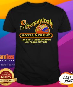 Vintage Las Vegas T-Shirt featuring Good Shenandoah Hotel And Casino design, perfect for retro fashion enthusiasts.