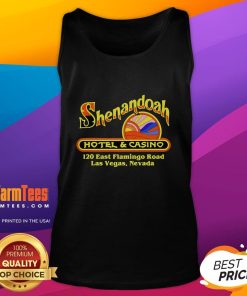Good Shenandoah Hotel and Casino vintage Las Vegas tank top showcasing retro design and vibrant colors.