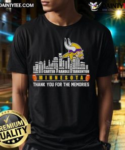 Alt Text: Good Skyline Minnesota Thank You For The Memories T-Shirt featuring a vibrant design showcasing Minnesota's skyline.