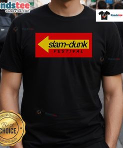 Good Slam Dunk X Drive-Thru T-Shirt featuring a vibrant design perfect for basketball fans and casual wear enthusiasts.