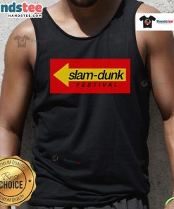 Good Slam Dunk X Drive Thru Tank Top featuring a vibrant graphic design, perfect for basketball and casual wear.