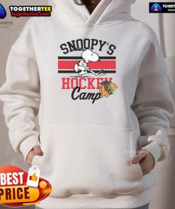 Good Snoopy Chicago Blackhawks hoodie from Camp Snoopy, featuring NHL all teams design, perfect for hockey fans.