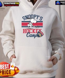 Good Snoopy Florida Panthers Camp Snoopy NHL hoodie featuring Snoopy, perfect for fans of all NHL teams.