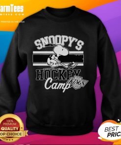 Good Snoopy Los Angeles Kings sweatshirt from Snoopy's Hockey Camp featuring all NHL teams, perfect for fans and collectors.